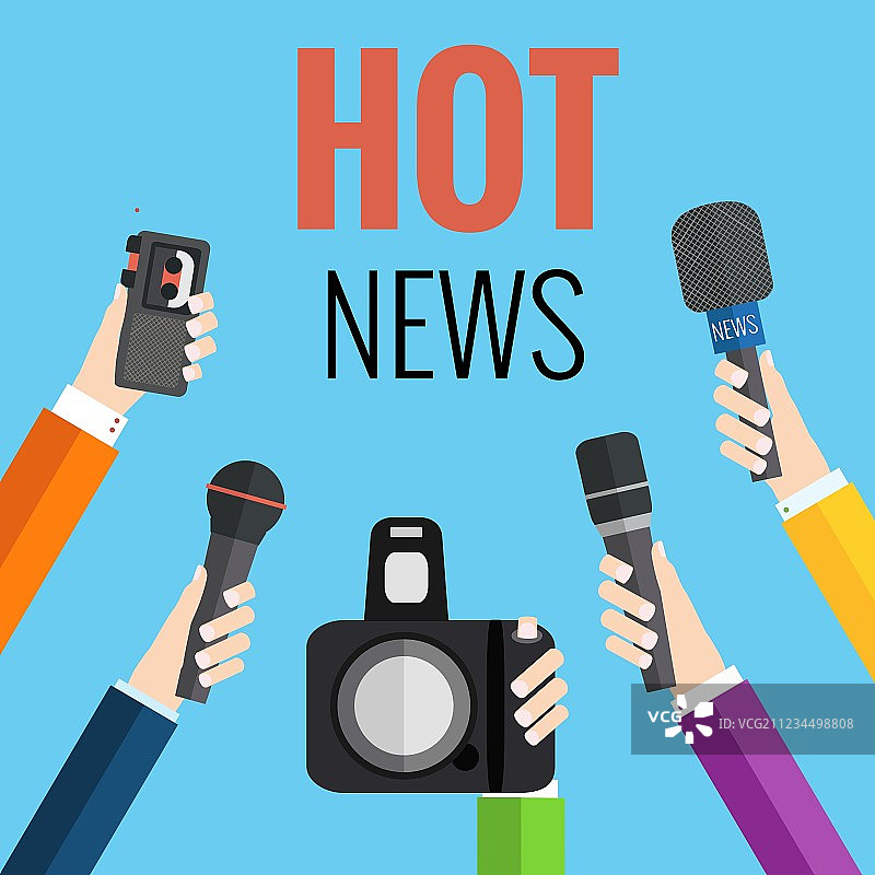 直播报道图片素材