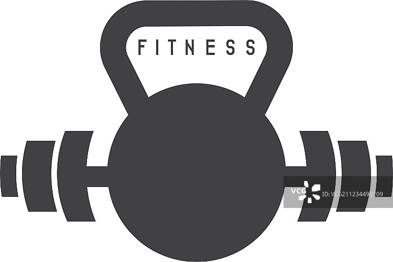 壶铃和杠铃健身设计模板图片素材