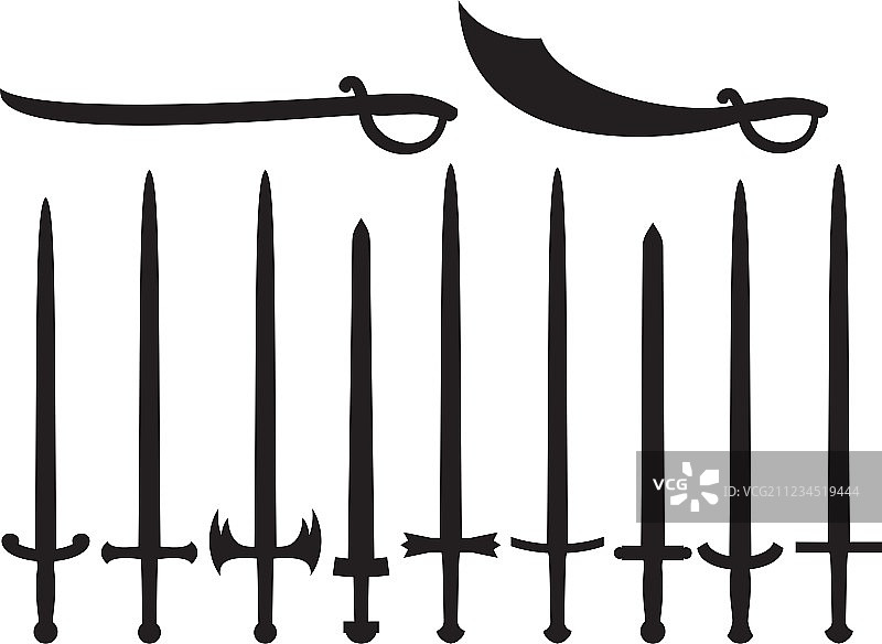 剑和军刀集合图片素材