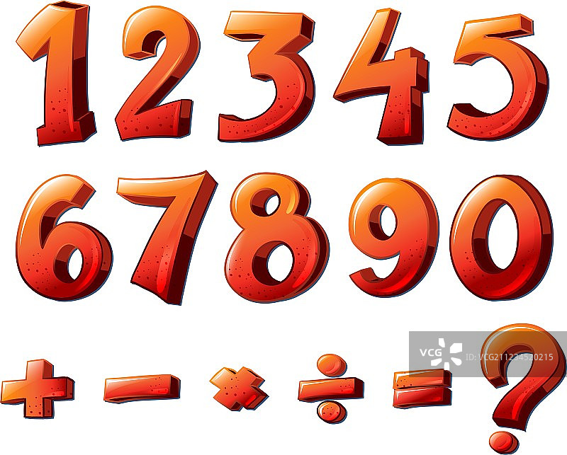 数字和数学符号图片素材