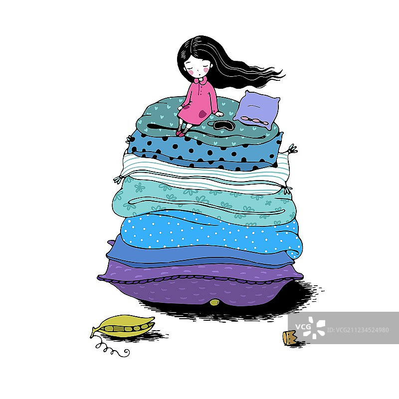 豌豆公主图片素材