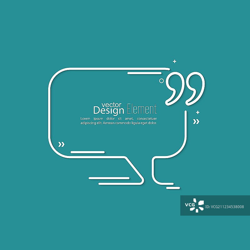 引号对话气泡图片素材