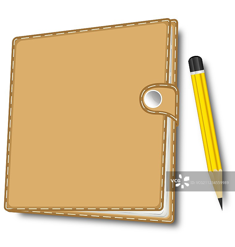 笔记本和铅笔图片素材