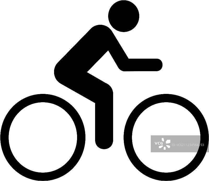 自行车运动标志图片素材