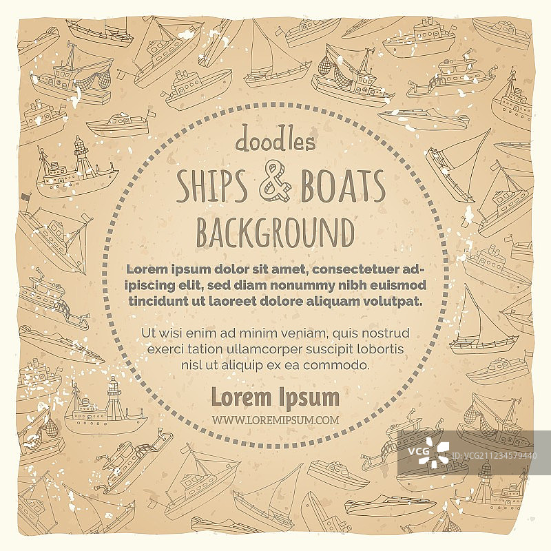 复古海洋船只背景图片素材