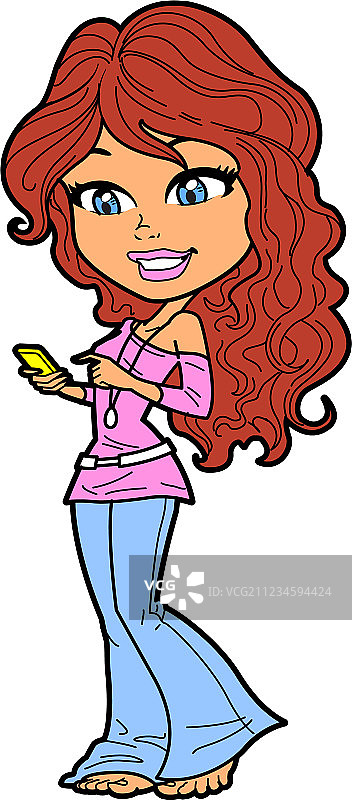 发短信的青少年图片素材