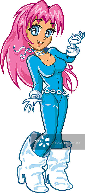 动漫女孩图片素材