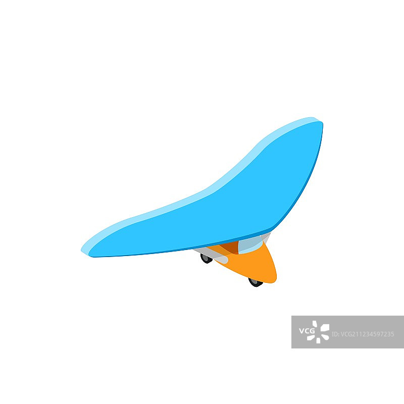 旋翼机图标2.5D风格图片素材