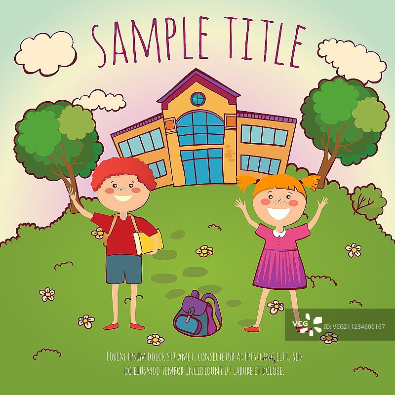 开学季概念图片素材