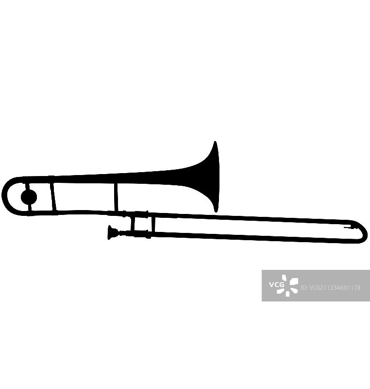 长号轮廓图片素材