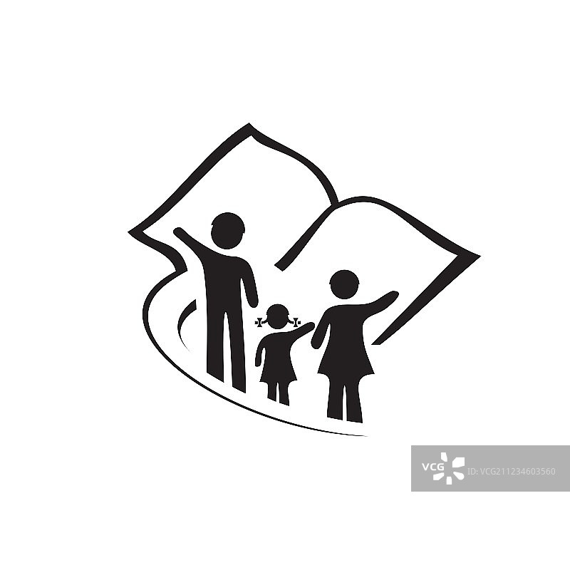 家庭相册标志图片素材