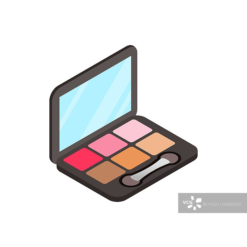 腮红图标2.5D风格图片素材