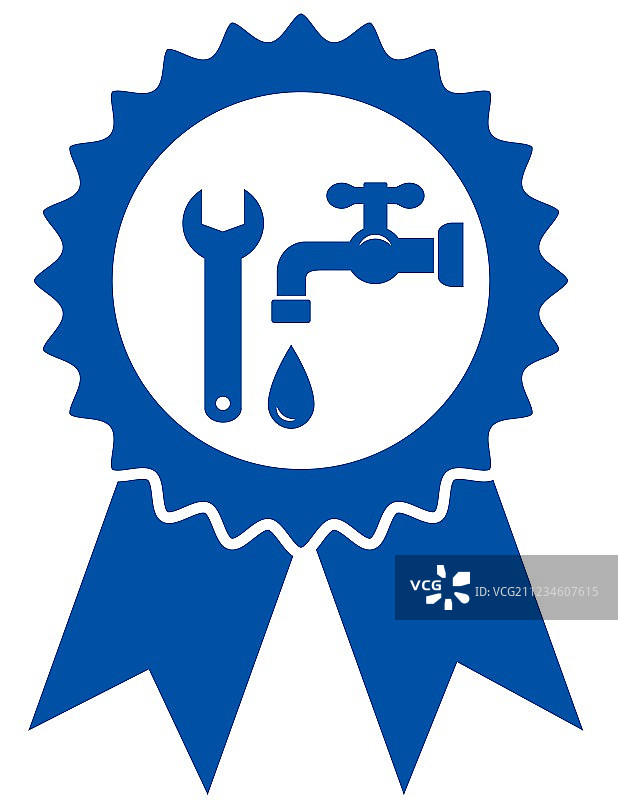 水管扳手圆形图标图片素材