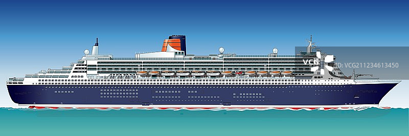 高清晰度邮轮图片素材