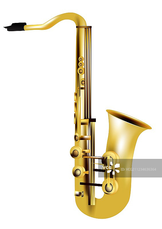 中音萨克斯管图片素材