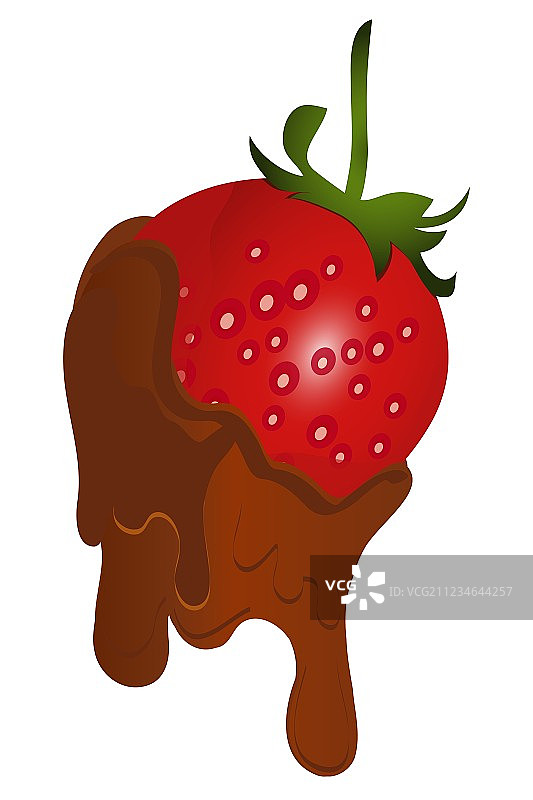 巧克力草莓图片素材