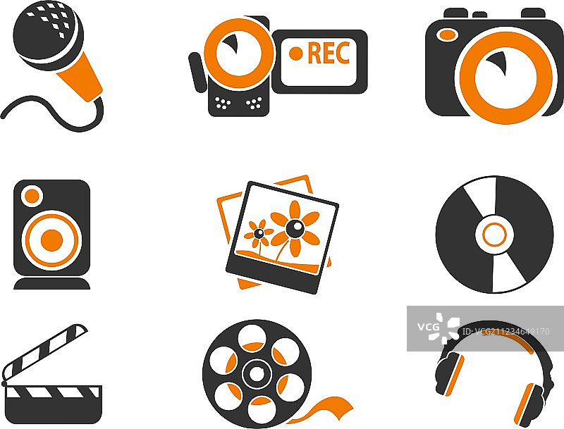 社交媒体图标图片素材