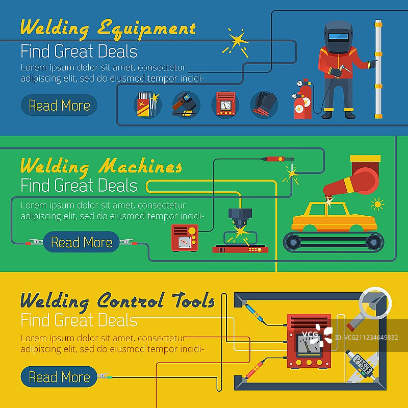 焊接横幅图片素材