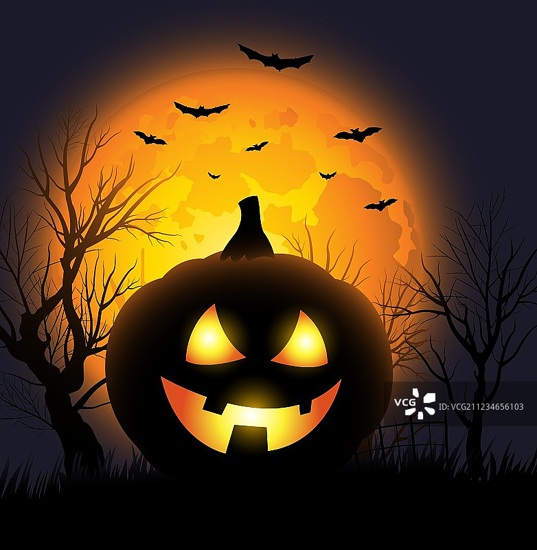 万圣节的背景图片素材