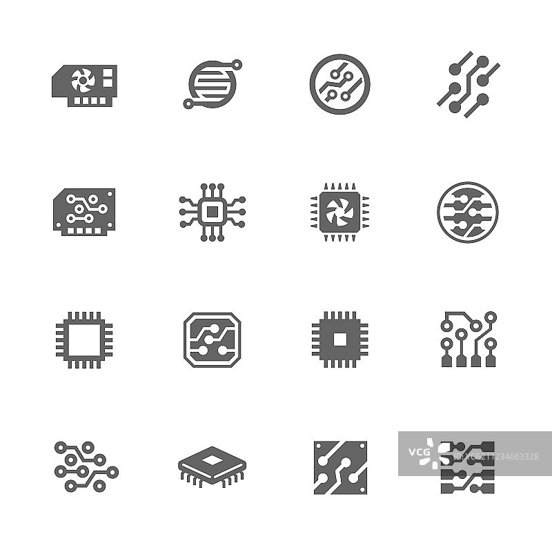 简单的电子产品图标图片素材