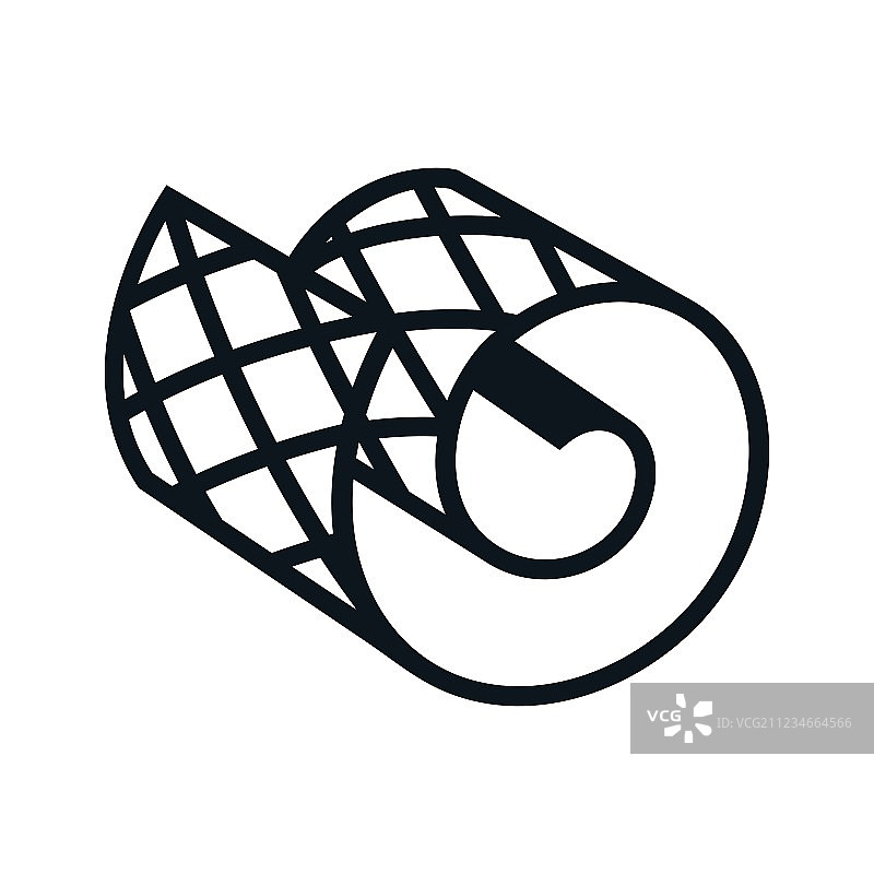 渔网卷标志图片素材