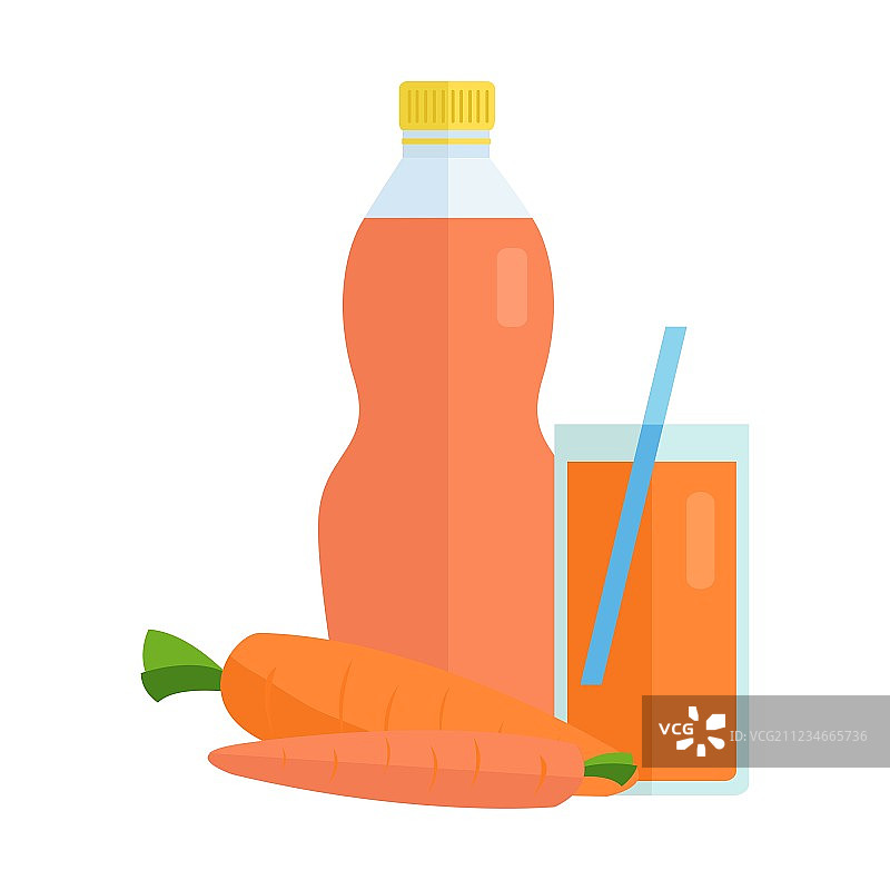 胡萝卜汁概念图片素材