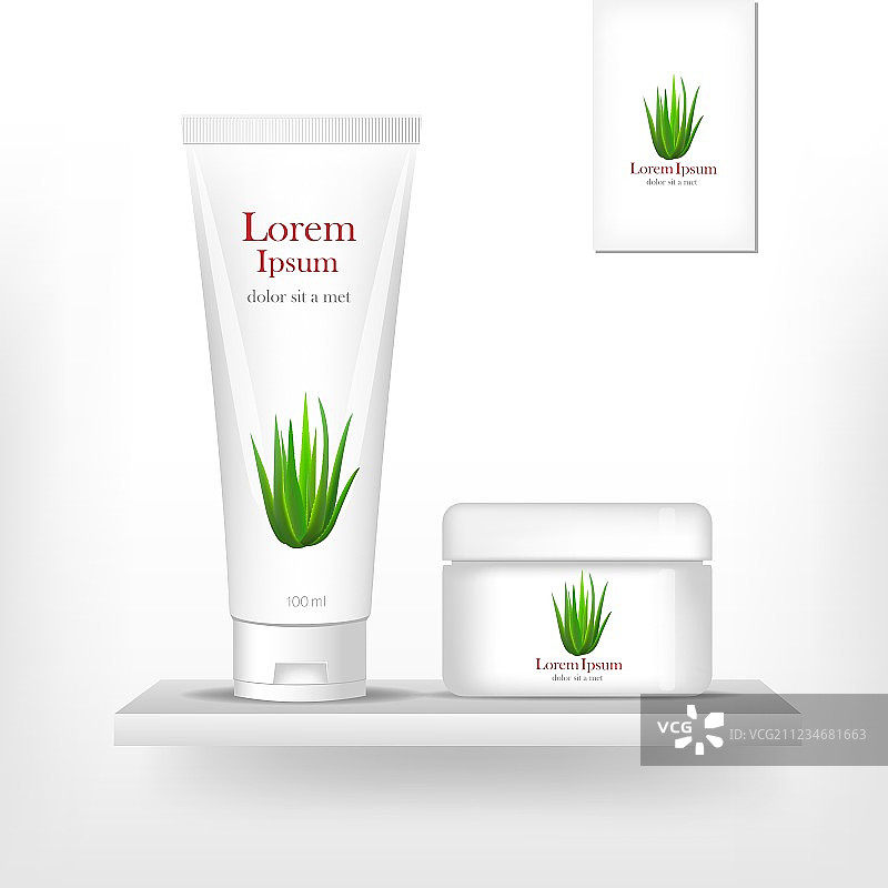 化妆品包装样机图片素材