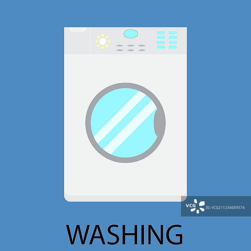 洗衣机家务图片素材