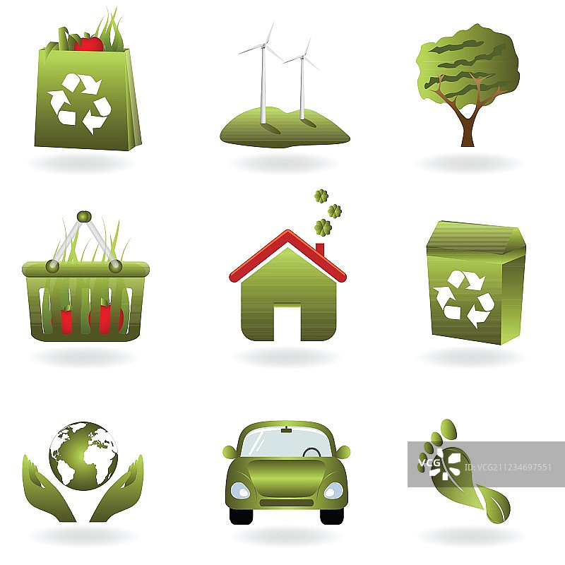生态图标合集图片素材