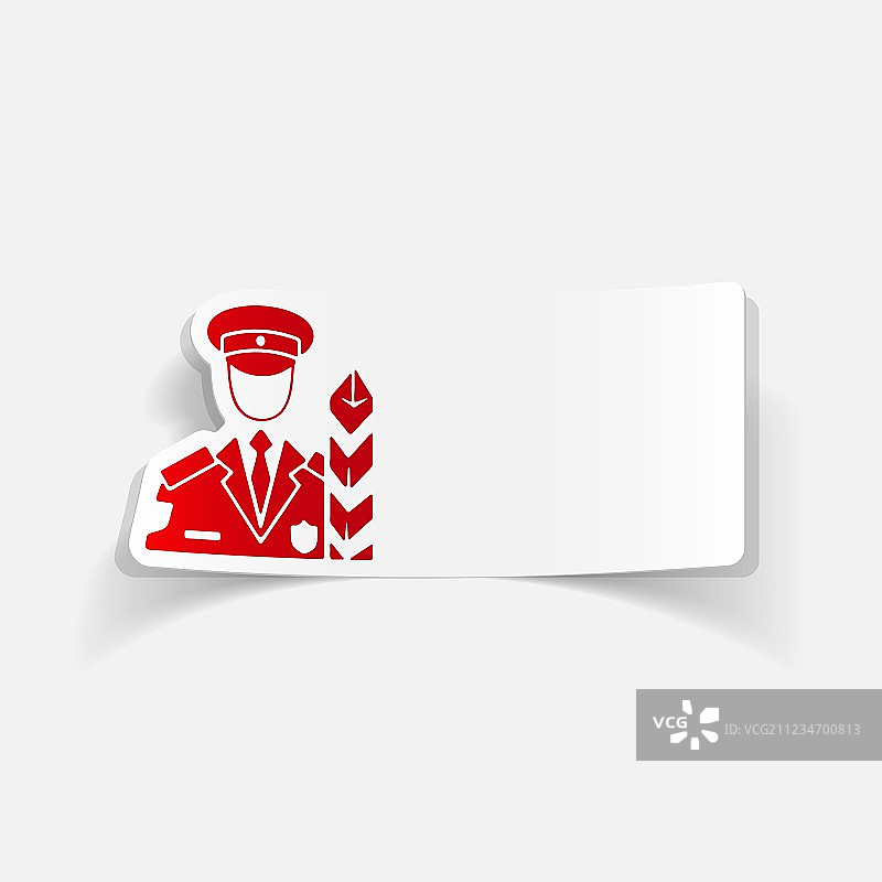 逼真设计元素：海关检查员图片素材