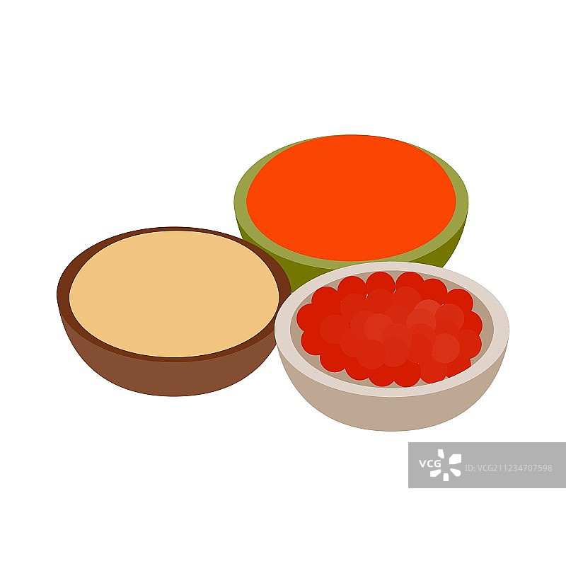 印度香料图标2.5D风格图片素材