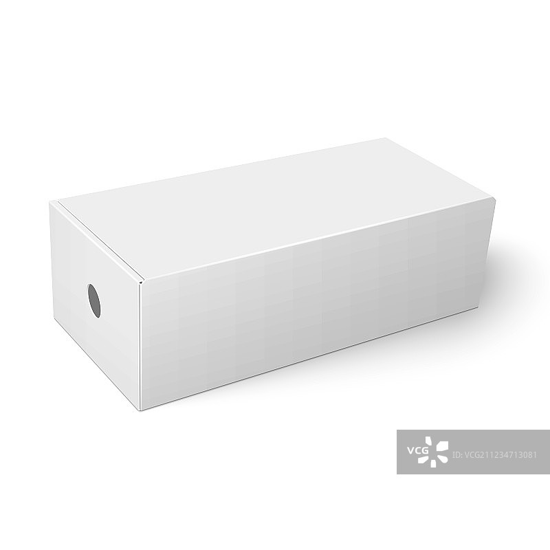 白色纸板鞋盒模板图片素材