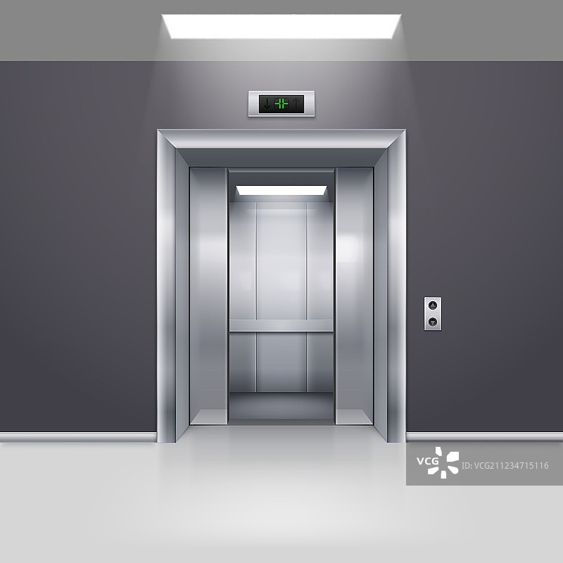 电梯门图片素材