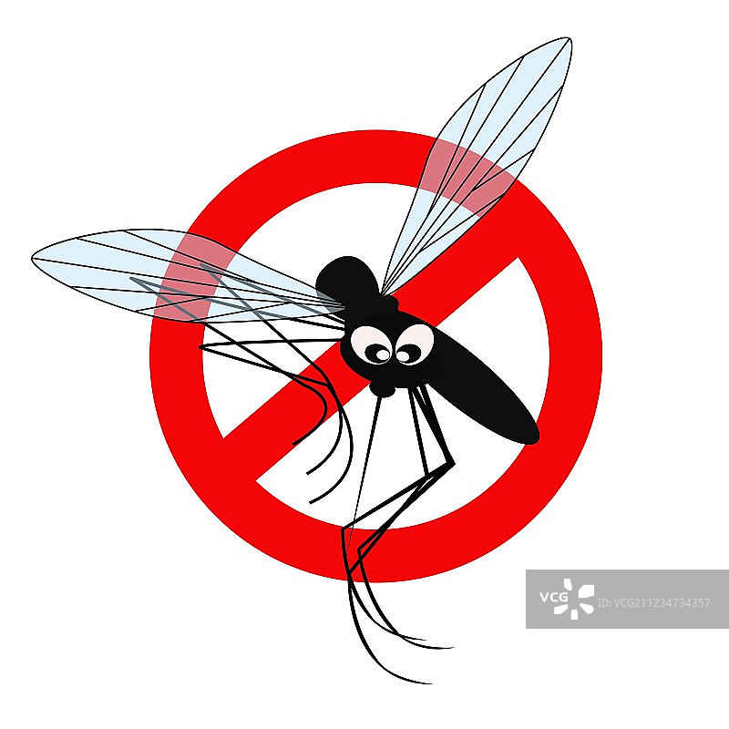 标记为2号的蚊子图片素材
