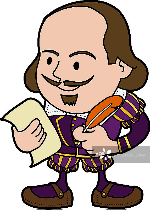 莎士比亚图片素材