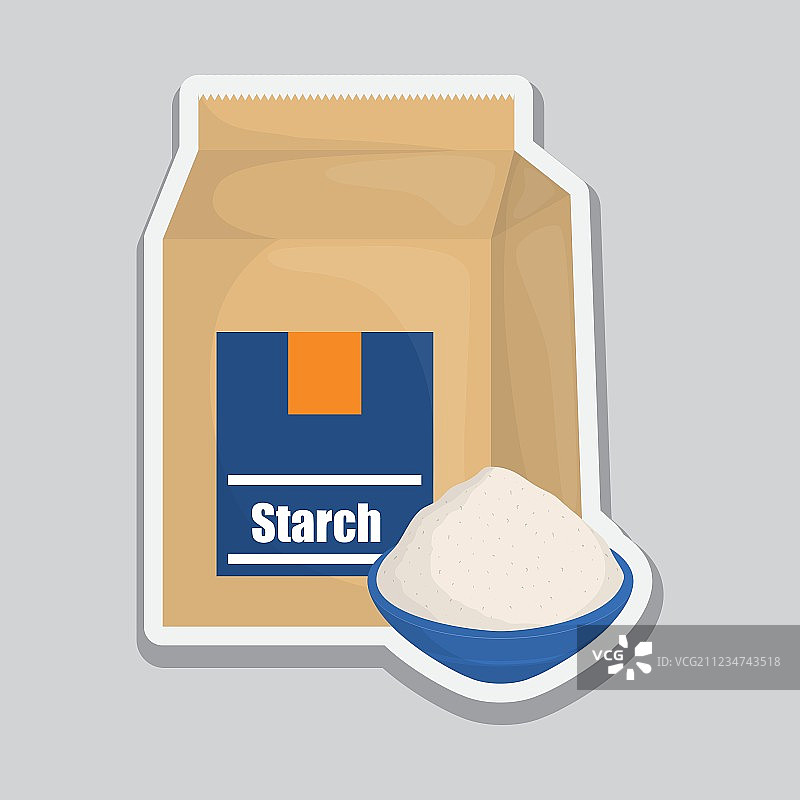 白色背景上的面包店设备图片素材