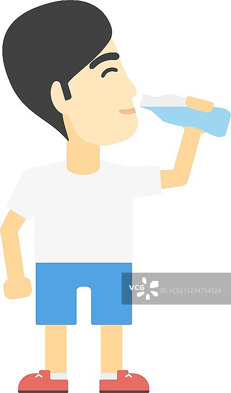 人的饮用水图片素材