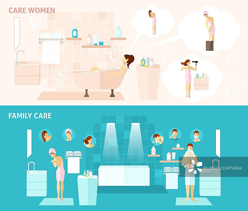 家庭与女性关怀banner图片素材