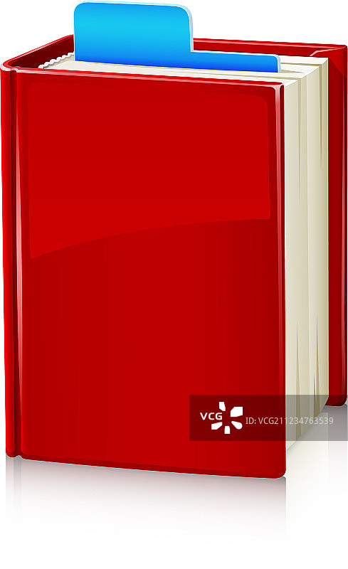 带有红色封面的书籍图片素材