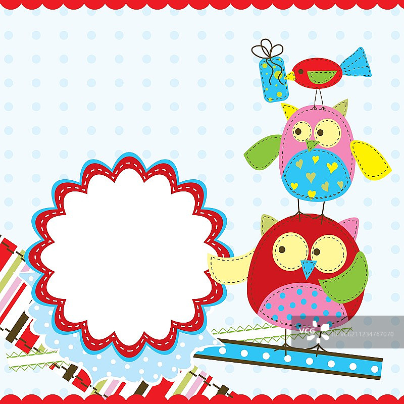 生日贺卡模板图片素材