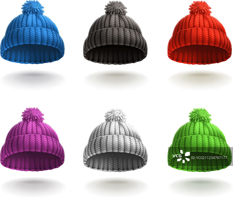 针织帽图标合集图片素材