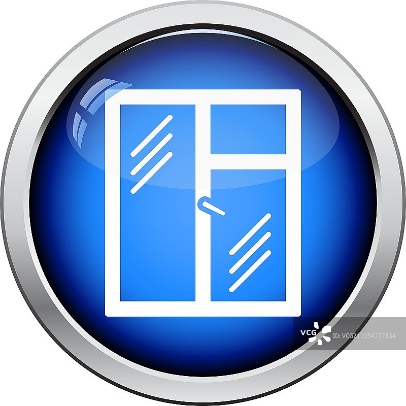 关闭的窗框图标图片素材