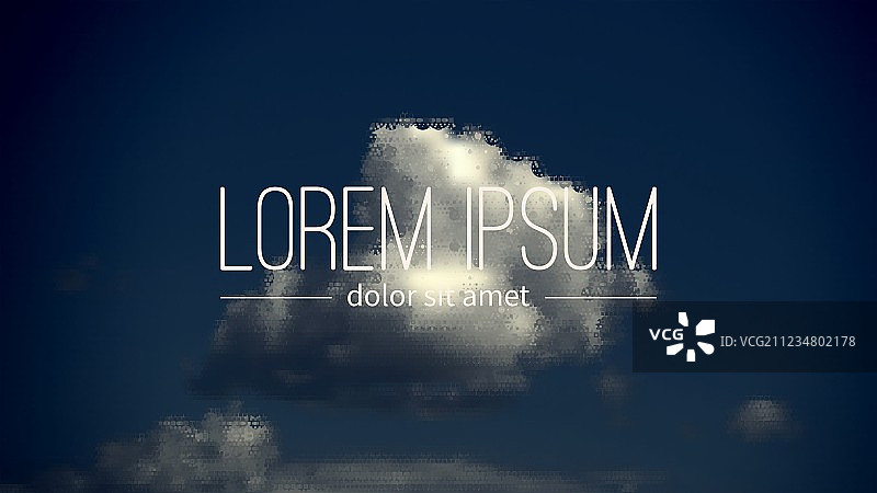 多云天空半色调图片素材