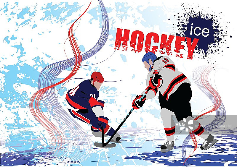 冰球海报图片素材