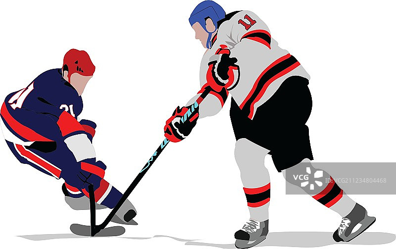 冰球运动员图片素材