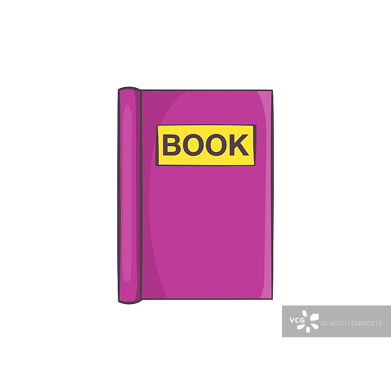 卡通风格的阅读书籍图标图片素材