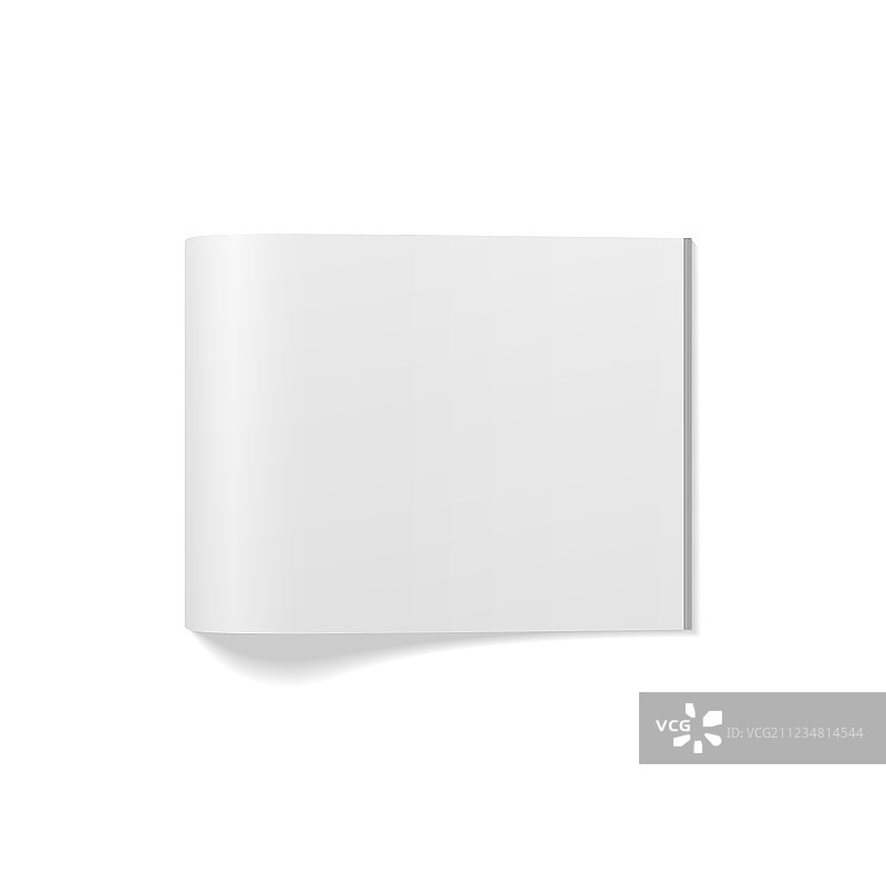 空白的杂志或相册模板图片素材