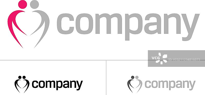 情侣爱心标志图片素材