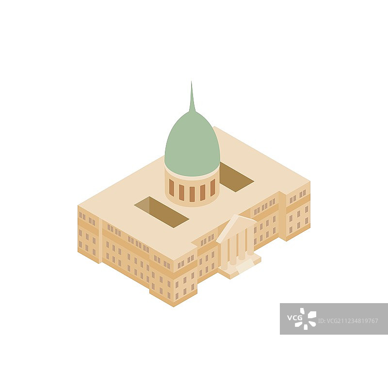 阿根廷国会大厦图标图片素材