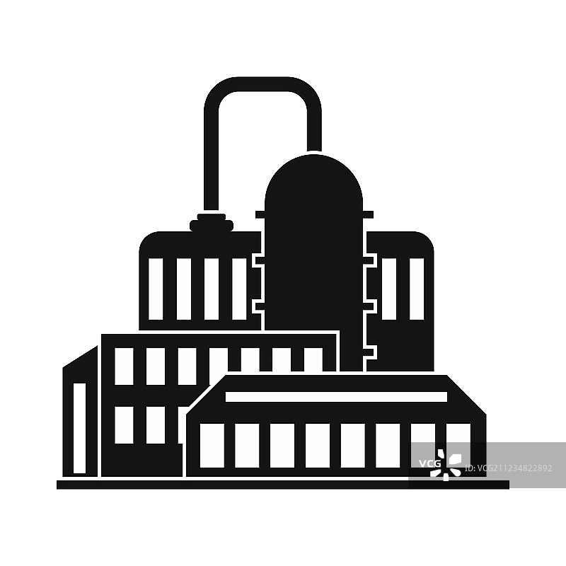 炼油厂或化工厂图标图片素材